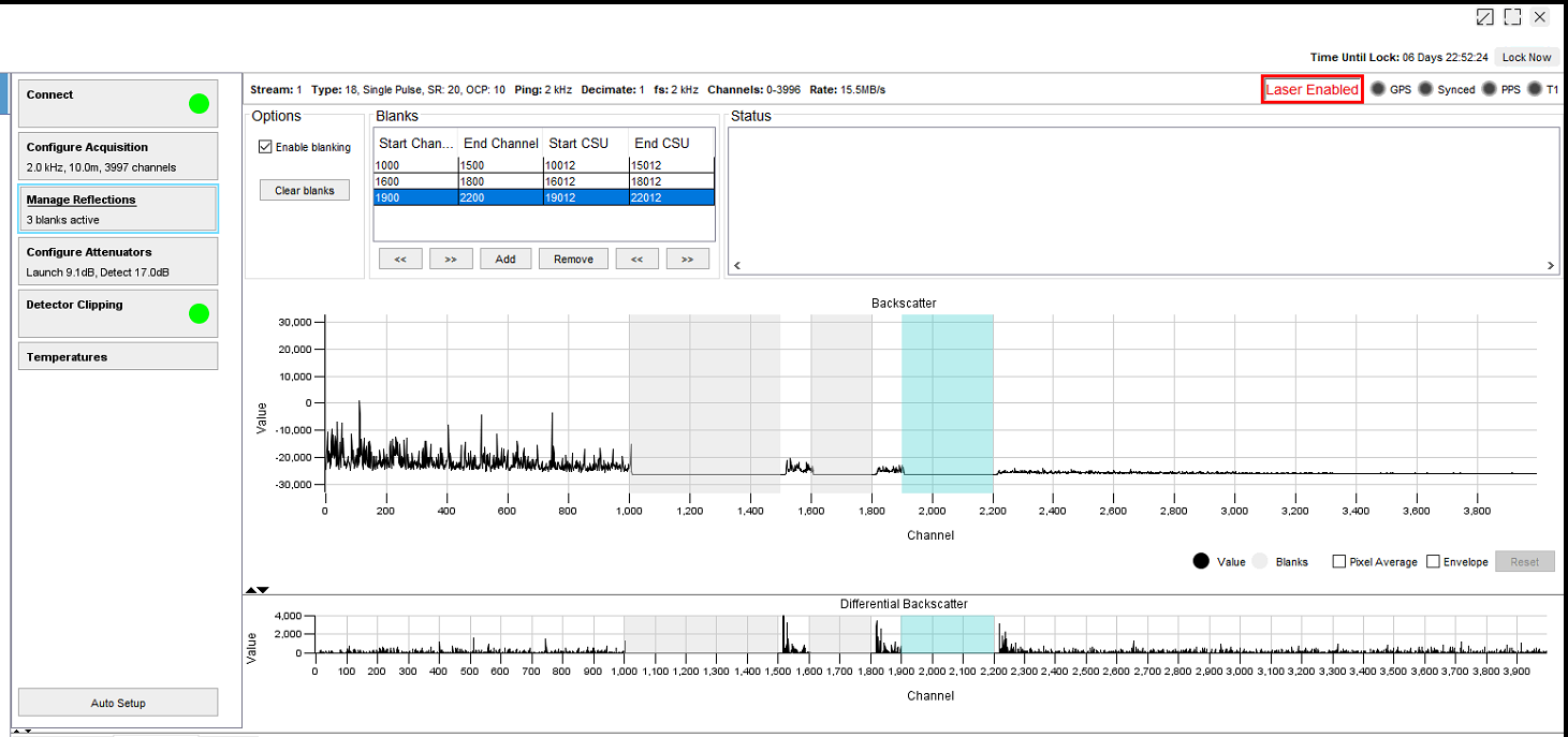 Multiple Blanking Zones