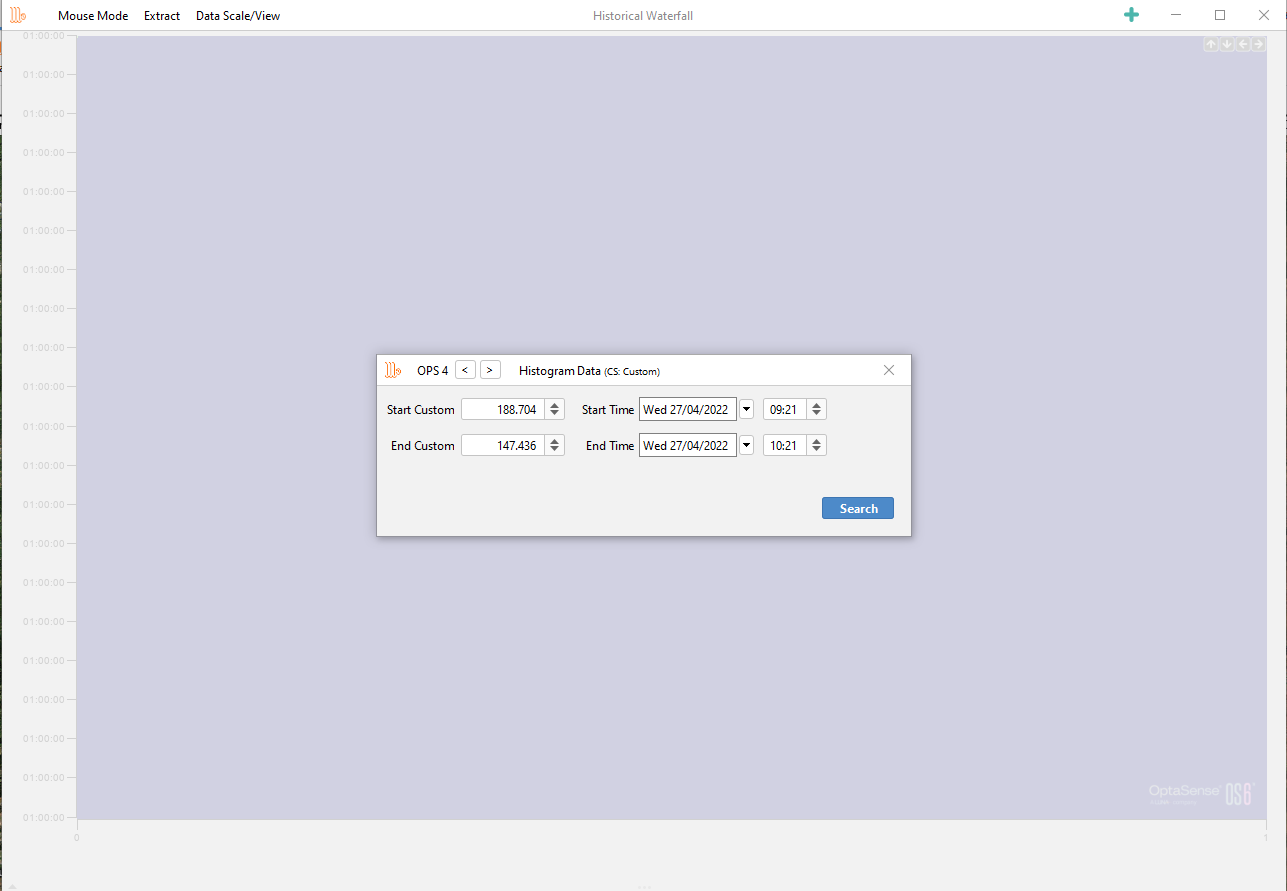 Selecting data based on OPS, date/time & channel range