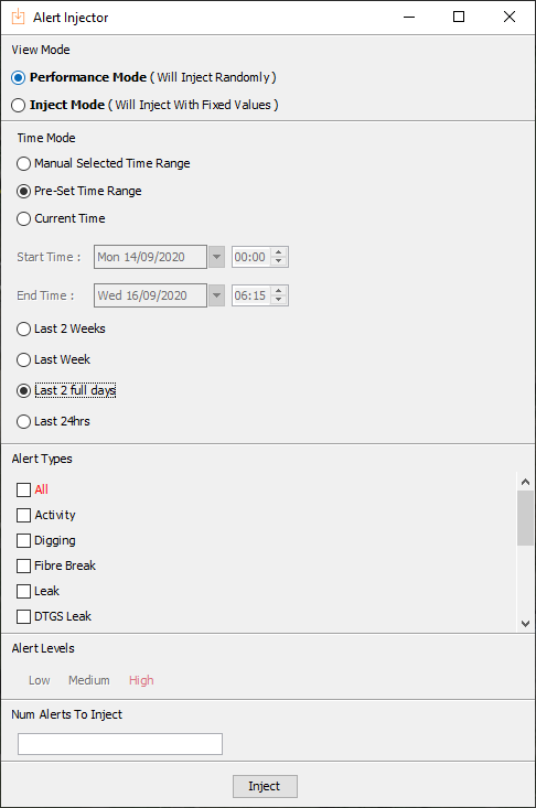 Performance Mode display