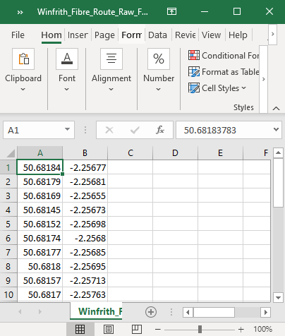 Using Excel to compile