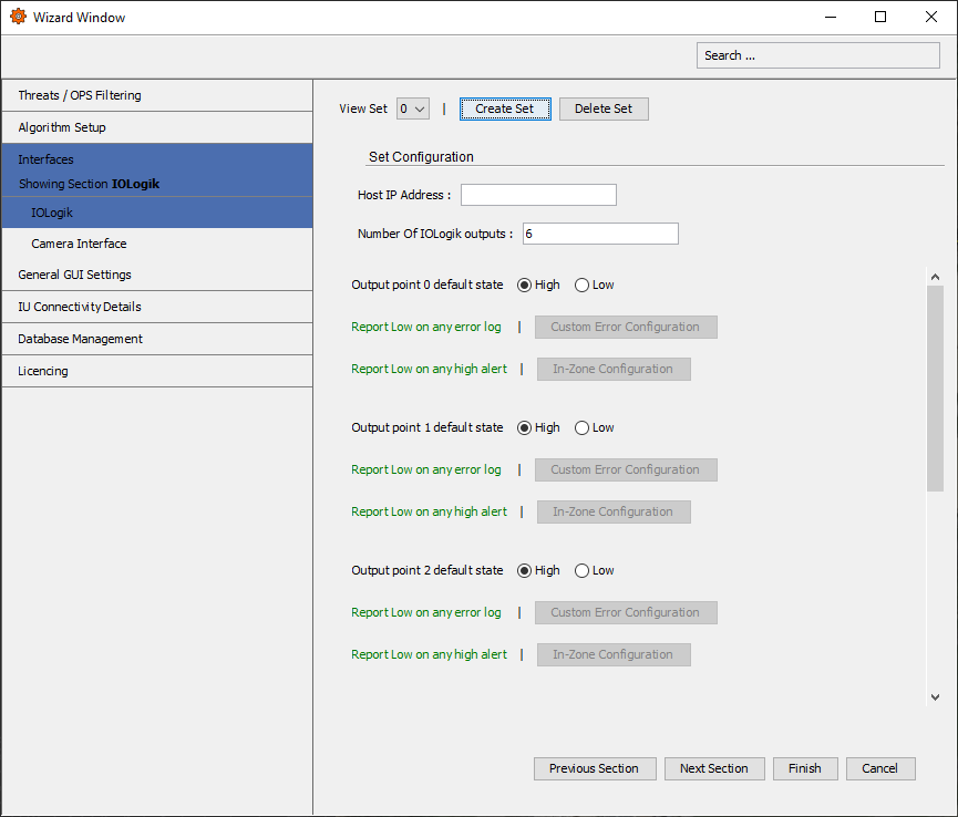 Dry Contact Set Creation