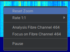 Selecting Focus on Channel from the Histogram