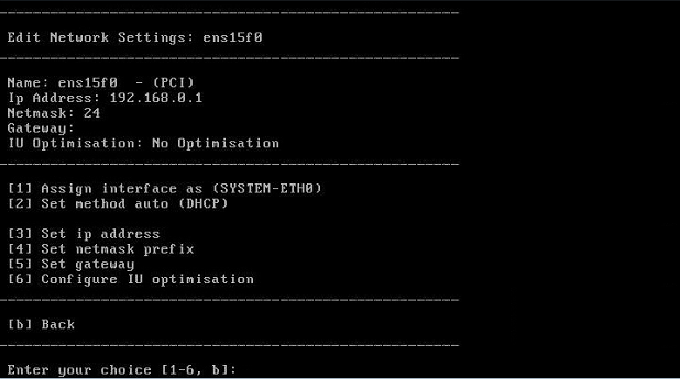 Network configuration