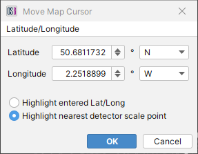 Move Map Cursor