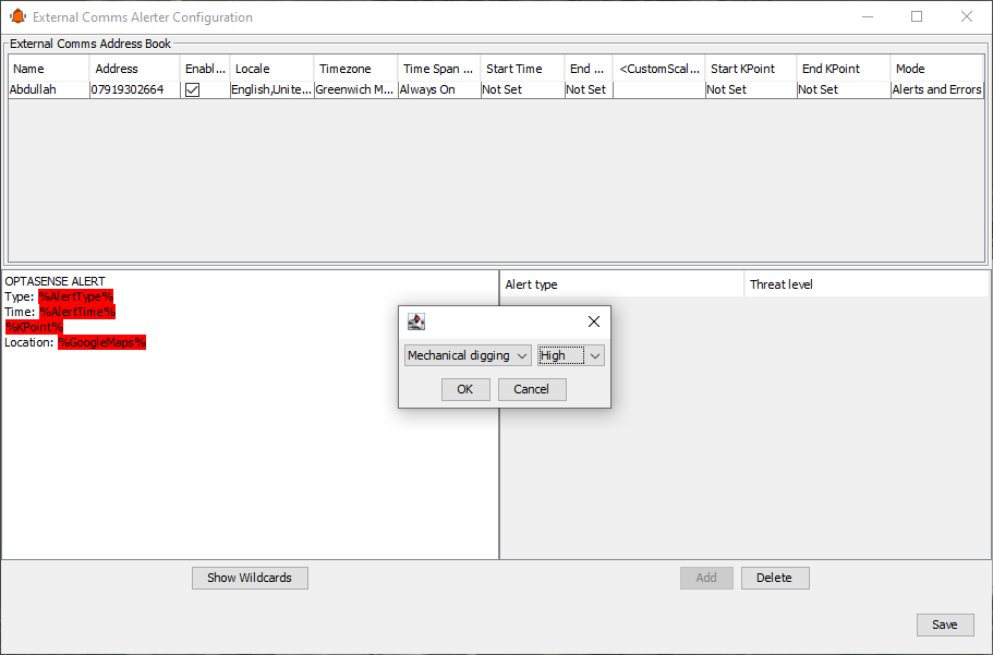 Adding type of Alert to SMS