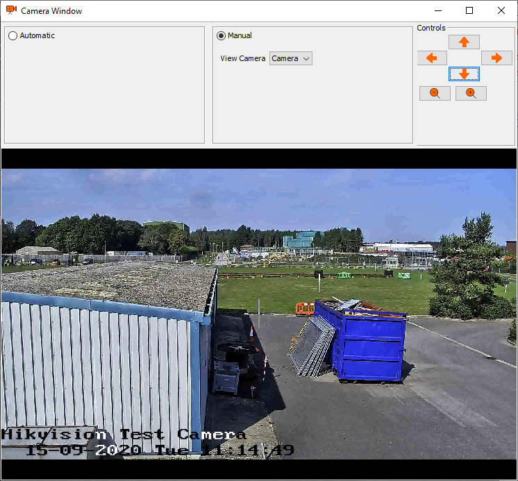 Live Camera Feed Window