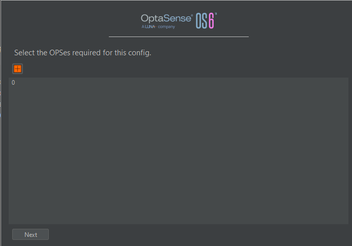 Selecting number of OPS