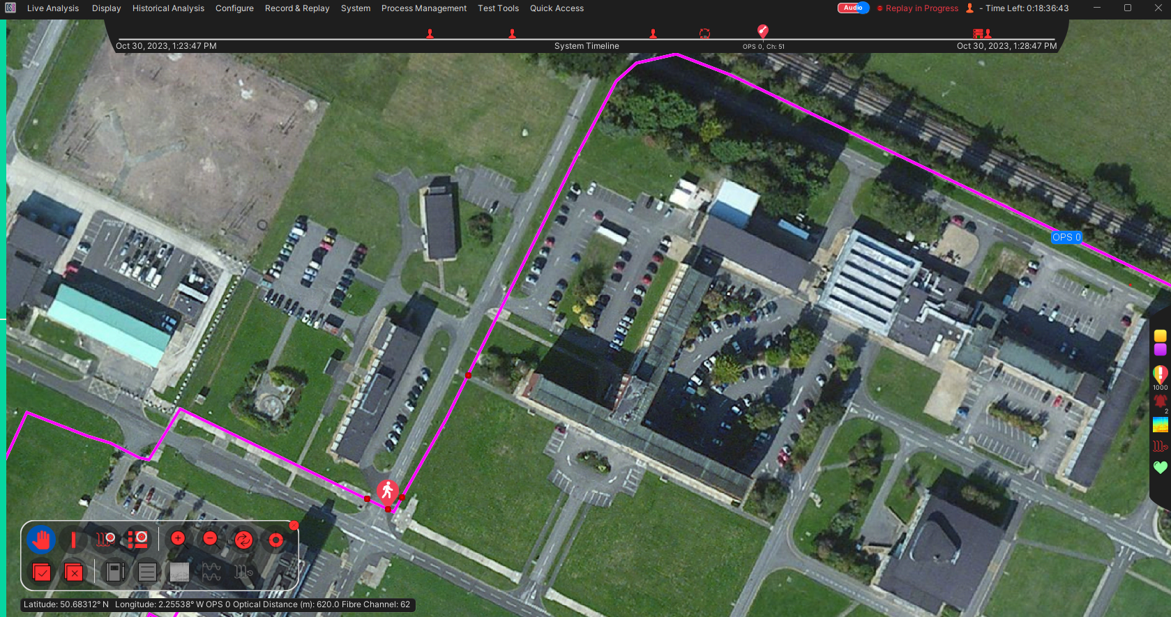 Main Map Window Main map window.