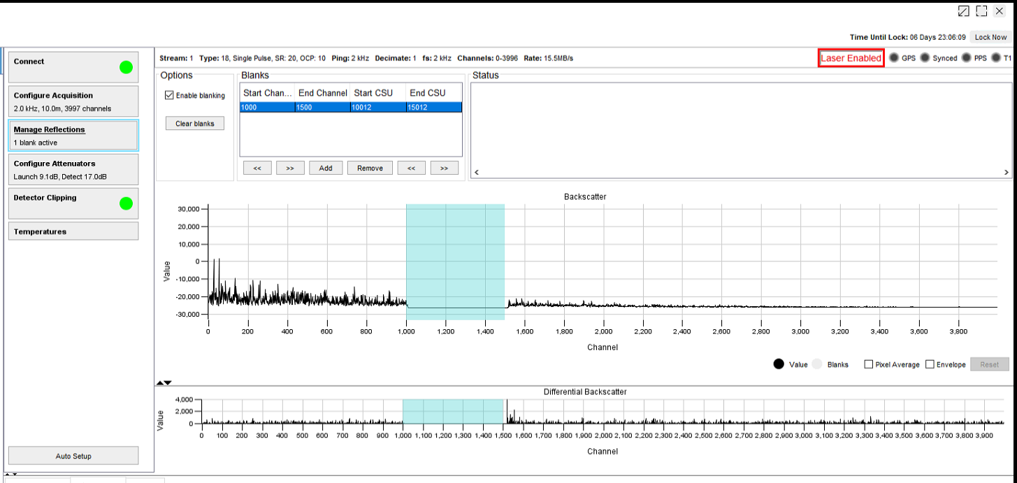 Created Blanking Zone
