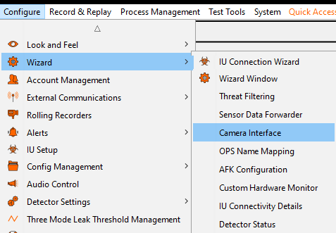 Opening the Wizard Window