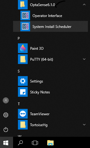 Launching System Install Scheduler
