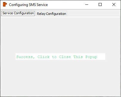 Successful connection