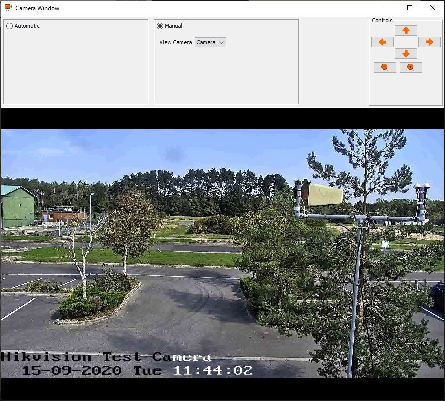 Live Camera Feed Window