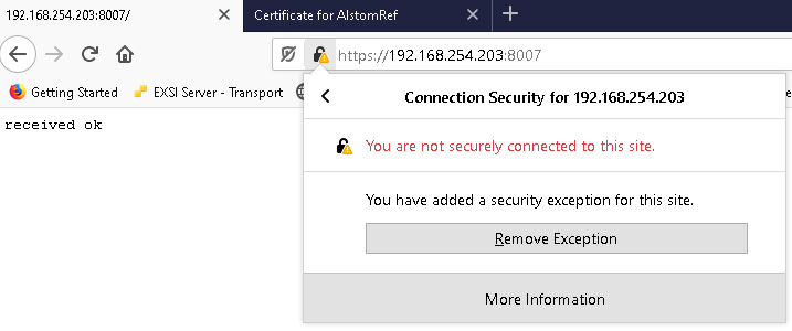 Extract certificate
