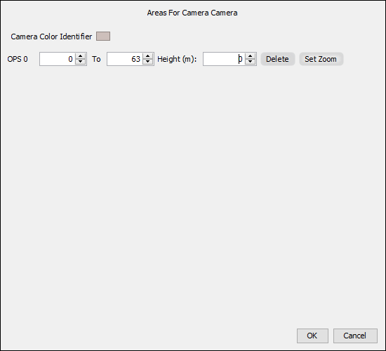 Camera Area Settings